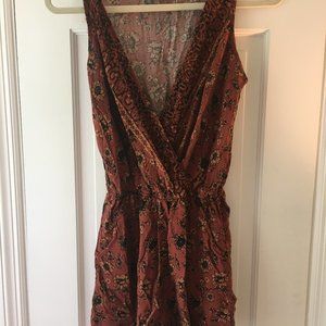 Adorable Orange Sunflower Romper